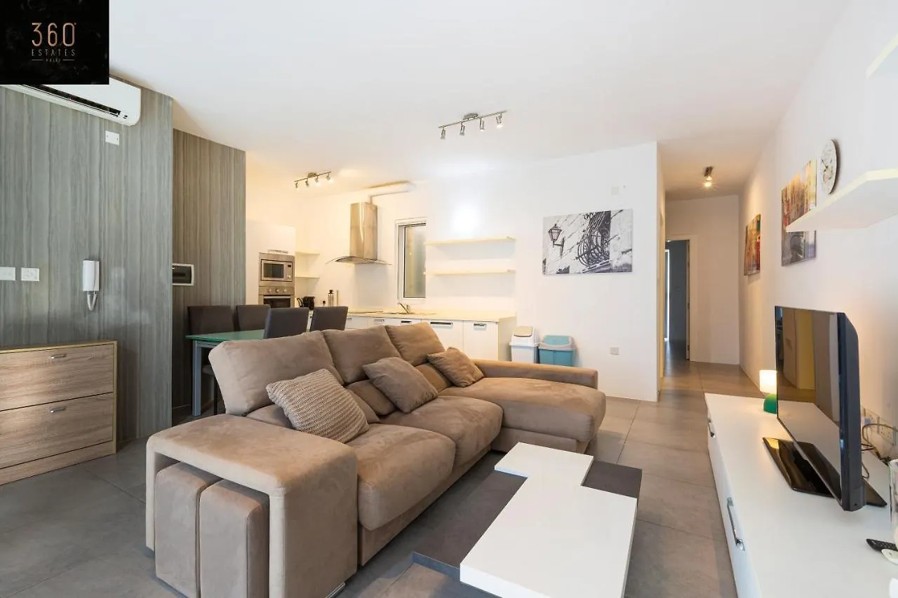 Sunny & Beautiful Views, Amazing Design & Terrace By 360 Estates Apartment Lija 0*,