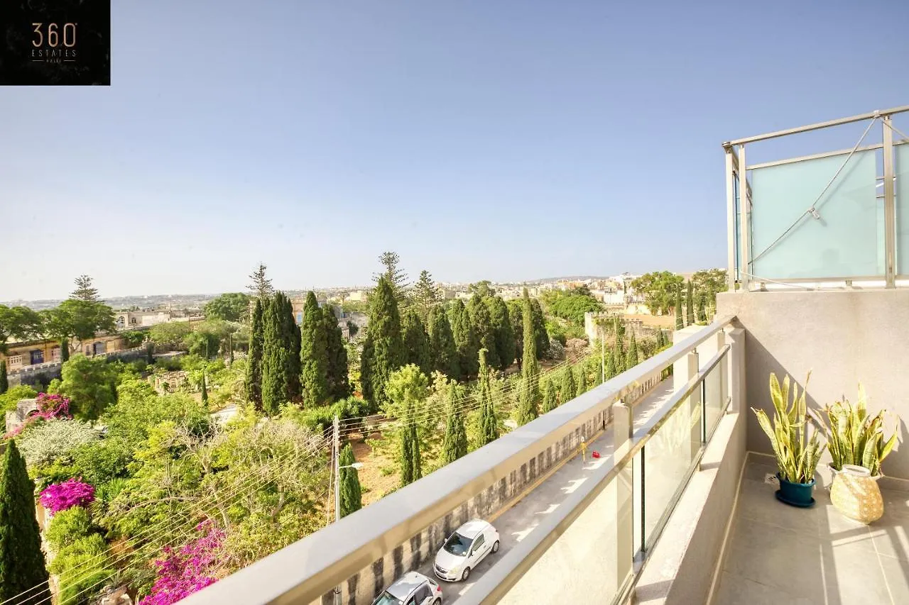 Sunny & Beautiful Views, Amazing Design & Terrace By 360 Estates Apartment Lija